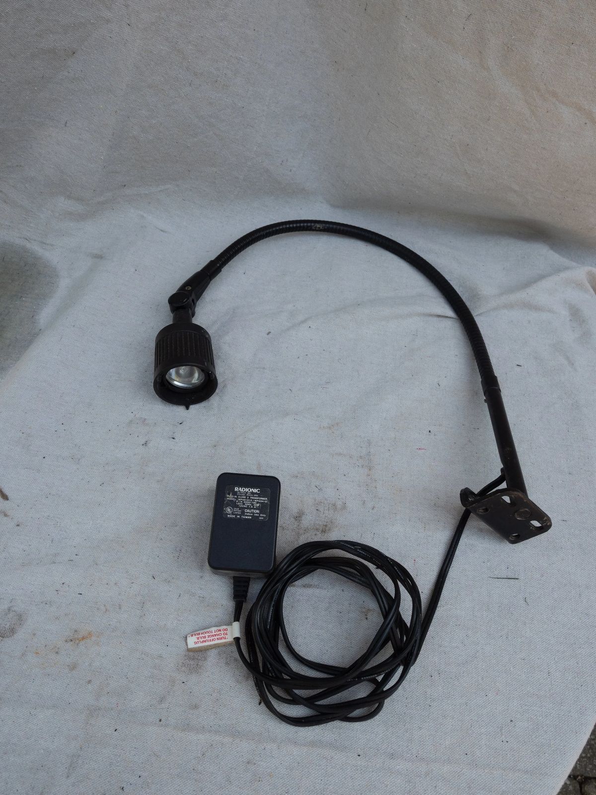 Halogen Worklamp Locking  Base Flexible Gooseneck, photo 1